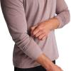 imageJockey Mens Activewear EVERACTIVE Long Sleeve Tech Pique PoloAutumn Heather
