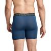 imageJockey Mens Underwear Active Microfiber 5quot Boxer BriefNocturne Blue