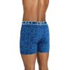 imageJockey Mens Underwear Active Microfiber 5quot Boxer BriefStippled Blue Waves