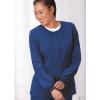 imageJockey Womens Scrubs Womens Classic Round Neckline Snap Scrub JacketNew Navy