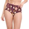 imageJockey Womens Underwear Supersoft Brief  3 PackDreamy Floral ThicketPrimrose PinkPurple Haze
