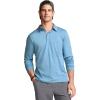 imageJockey Mens Activewear EVERACTIVE Long Sleeve Tech Pique PoloCoastline