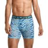 imageJockey Mens Underwear Active Microfiber 5quot Boxer BriefInfinite Waves