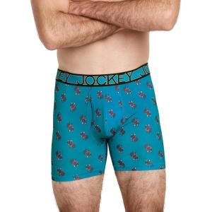 imageJockey Mens Underwear Active Microfiber 5quot Boxer BriefFrenchie Shade