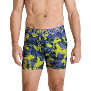 imageJockey Mens Underwear Active Microfiber 5quot Boxer BriefPaint Strokes