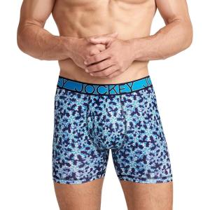 imageJockey Mens Underwear Active Microfiber 5quot Boxer BriefShatterflake