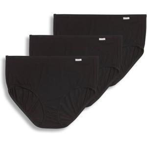 imageJockey Womens Underwear Supersoft Brief  3 PackBlack
