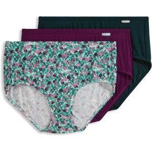 imageJockey Womens Underwear Supersoft Brief  3 PackPlumGreen