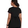 imageJockey Womens Scrubs Womens Empire Waist Maternity Scrub TopBlack