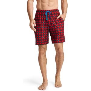 imageJockey Mens Sleepwear Ultra Soft Cooling Sleep ShortFun Red Plaid