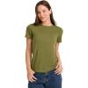 imageJockey Womens Activewear Organic Cotton Stretch Short Sleeve TeeMarsh