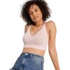 imageJockey Womens Bra Seamfree Light Lift BraletteCoral Mist
