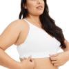 imageJockey Womens Bra Seamfree Light Lift BraletteWhite