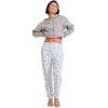 imageJockey Womens Sleepwear Soft Cool JoggerGrapefruit Breakfast