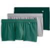 imageJockey Mens Underwear Hypersoft 360 3quot Trunk  3 PackGrey Moss