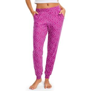 imageJockey Womens Sleepwear Soft Cool JoggerDaisy Dot