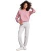 imageJockey Womens Loungewear Unwind Lounge Crew SweatshirtCosmetic Pink
