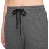 imageJockey Womens Sleepwear Waffle Sleep PantBlack Heather