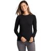 imageJockey Womens Activewear Supersoft Long Sleeve TopBlack