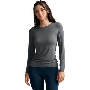imageJockey Womens Activewear Supersoft Long Sleeve TopBattleship Grey