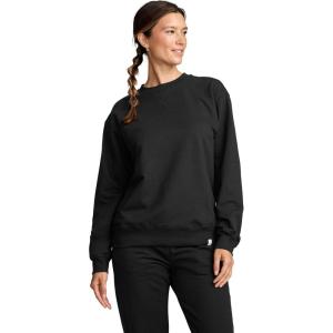 imageJockey Womens Loungewear Unwind Lounge Crew SweatshirtBlack