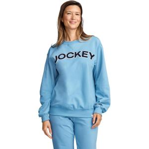 imageJockey Womens Loungewear Unwind Lounge Crew SweatshirtCoastline