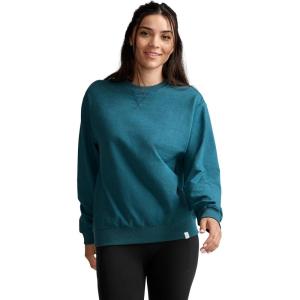 imageJockey Womens Loungewear Unwind Lounge Crew SweatshirtTeal Heather