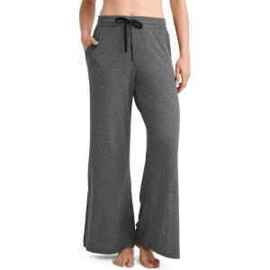 imageJockey Womens Sleepwear Waffle Sleep PantBlack Heather