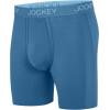 imageJockey Boxer Briefs for Men  Mens Boxer Briefs with Pouch Long Leg  Ultra Soft Modal Chafe Proof 85quotAtlantic Blue