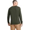 imageJockey Mens Casualwear Legacy Long Sleeve Crew Neck TShirtGreen Heather