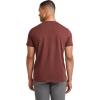 imageJockey Mens Casualwear Legacy Pocket Crew Neck TShirtAutumn Chestnut