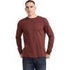 imageJockey Mens Casualwear Legacy Long Sleeve Crew Neck TShirtAutumn Chestnut