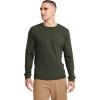 imageJockey Mens Casualwear Legacy Long Sleeve Crew Neck TShirtGreen Heather