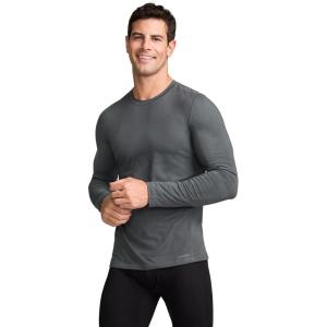 imageJockey Mens Baselayer Thermocore Tech Long Sleeve Crew NeckBattleship Grey