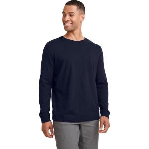 imageJockey Mens Casualwear Legacy Long Sleeve Crew Neck TShirtJockey Blue
