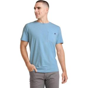 imageJockey Mens Casualwear Legacy Pocket Crew Neck TShirtBlue Heather