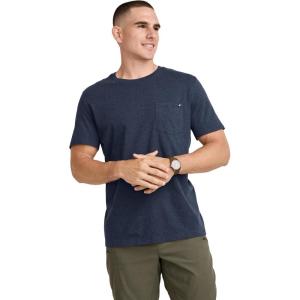 imageJockey Mens Casualwear Legacy Pocket Crew Neck TShirtNocturne Blue