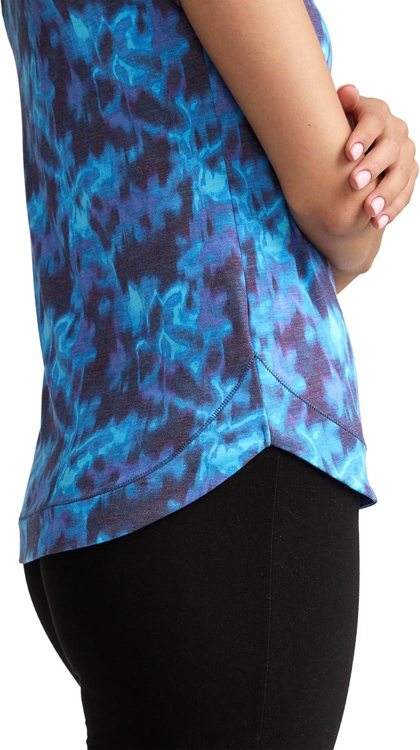 imageJockey Womens Activewear EVERACTIVE Short Sleeve Crew Neck TeeEcho Depths