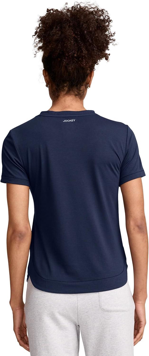 imageJockey Womens Activewear EVERACTIVE Short Sleeve Crew Neck TeeJockey Blue