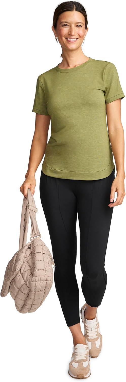 imageJockey Womens Activewear EVERACTIVE Short Sleeve Crew Neck TeeMarsh Heather