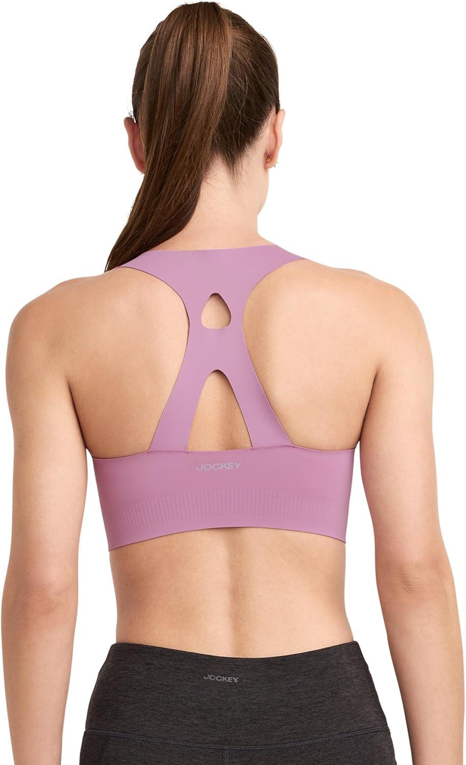 imageJockey Womens Bra Contour Hold Mid Impact Racerback Sports BraBeloved
