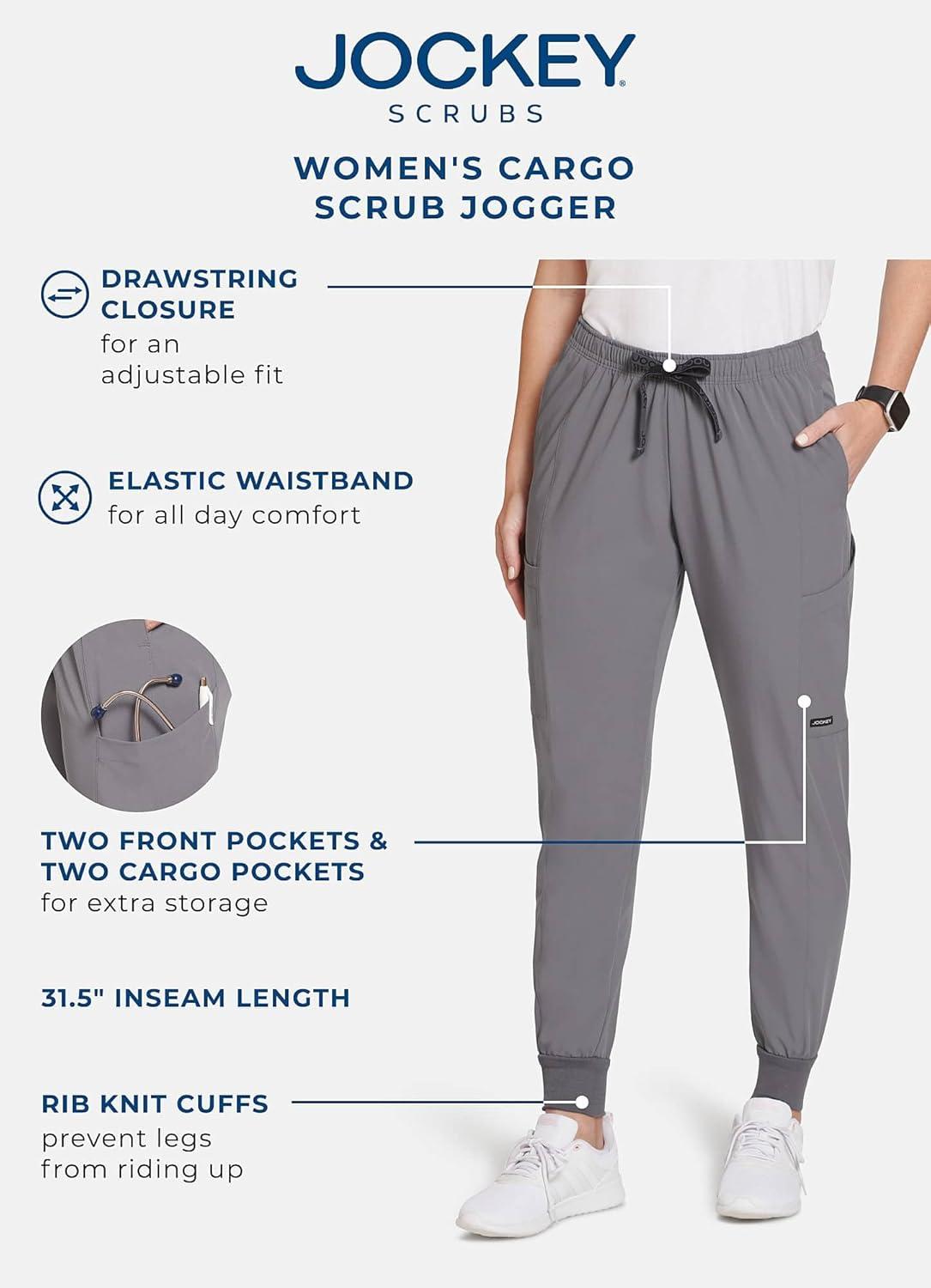 imageJockey Womens Scrubs Womens Cargo Scrub JoggerNew Navy