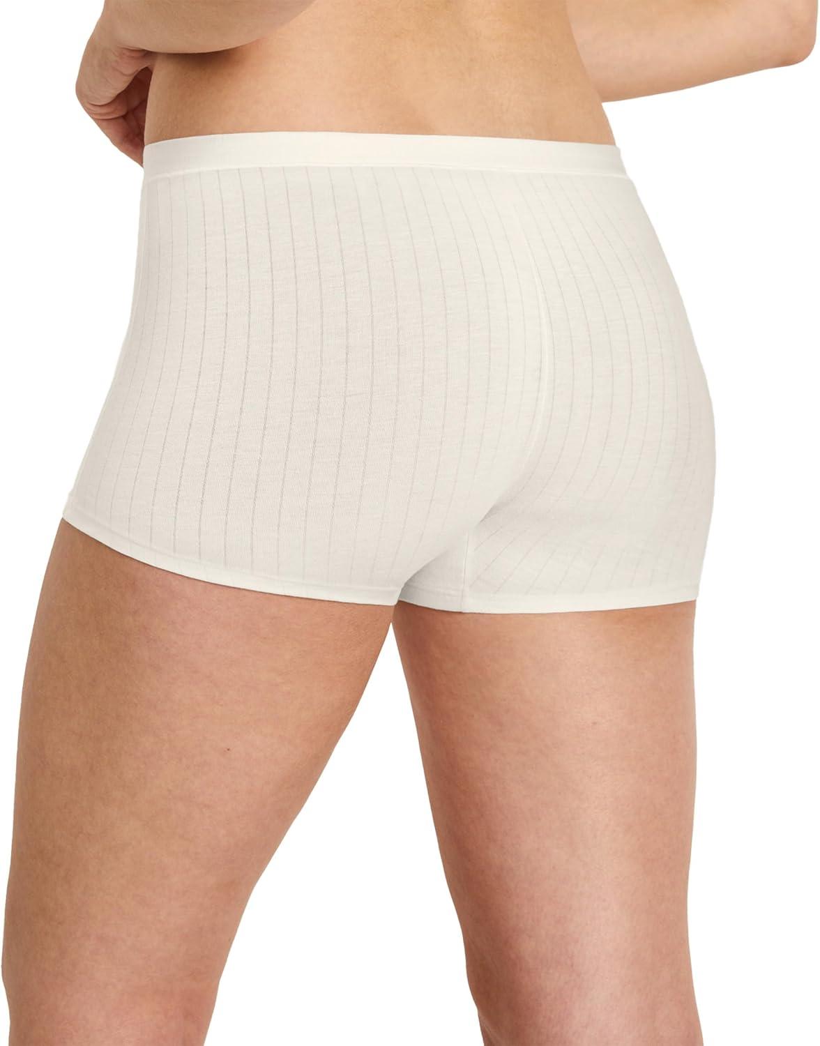 imageJockey Womens Underwear Light ampamp Airy BoyshortBone