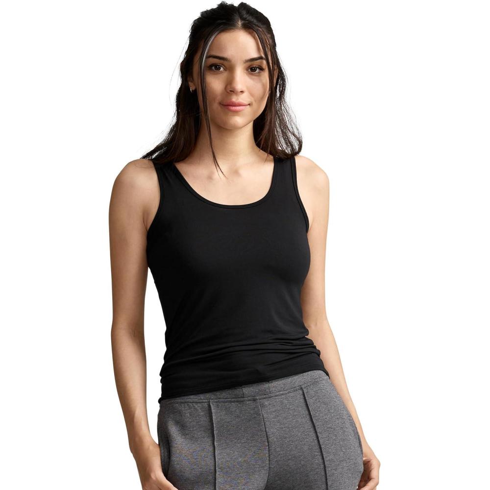 imageJockey Womens Activewear Supersoft TankBlack