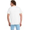 imageJockey Mens Undershirt Big Man Made in America 100 Cotton Crew Neck TShirt  2 PackWhite