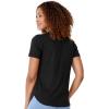 imageJockey Womens Activewear EVERACTIVE Short Sleeve Crew Neck TeeBlack