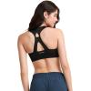 imageJockey Womens Bra Contour Hold Mid Impact Racerback Sports BraBlack