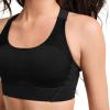 imageJockey Womens Bra Contour Hold Mid Impact Racerback Sports BraBlack