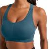 imageJockey Womens Bra Contour Hold Mid Impact Racerback Sports BraCurious Teal