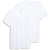 imageJockey Mens Undershirt Big Man Made in America 100 Cotton Crew Neck TShirt  2 PackWhite
